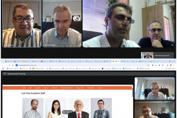 Joint Virtual Meeting between the Vice President for Research and the Head of the International Affairs of Babol Noshirvani University of Technology and Their Counterparts at Yaşar University, Turkey