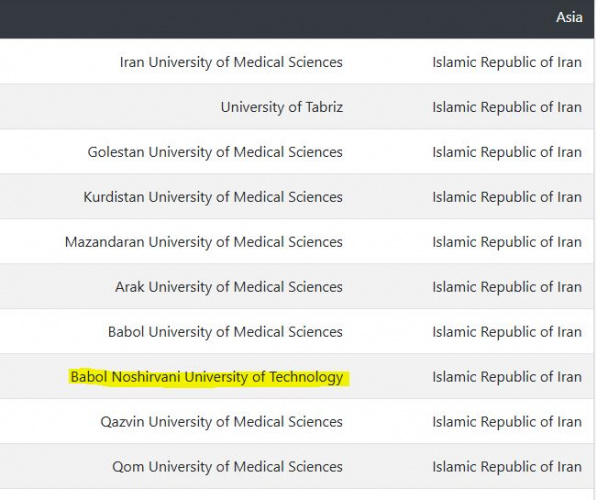 Reinclusion of Babol Noshirvani University of Technology, in Iraq's Ministry of Science List of Approved Universities for Scholarship and Non-Scholarship Programs for the 2024/2025 Academic Year