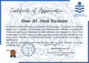 برگزاری وبینار تخصصی آقای دکتر هادی روحانی، با موضوع « Smart Two-Dimensional Membranes for Molecular Separations »